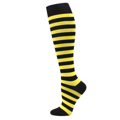 Compression Support Socks for Men & Women – Running Nursing Stockings for Edema, Varicose Veins & Blood Circulation Sports Wear