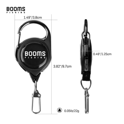 Fishing RG1 Fly Retractor - Secure Tools Extractor & Keeper with Retractable Key Chain Reel - Ideal Badge Holder for Tackle Boxes & Fishing Accessories