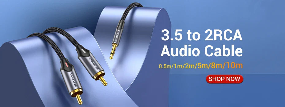 Vention Digital Optical Audio Cable – Toslink SPDIF Coaxial, 1m/2m for Amplifiers, Blu-ray, Xbox 360, PS4, Soundbar, Fiber Cable
