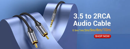 Vention Digital Optical Audio Cable – Toslink SPDIF Coaxial, 1m/2m for Amplifiers, Blu-ray, Xbox 360, PS4, Soundbar, Fiber Cable