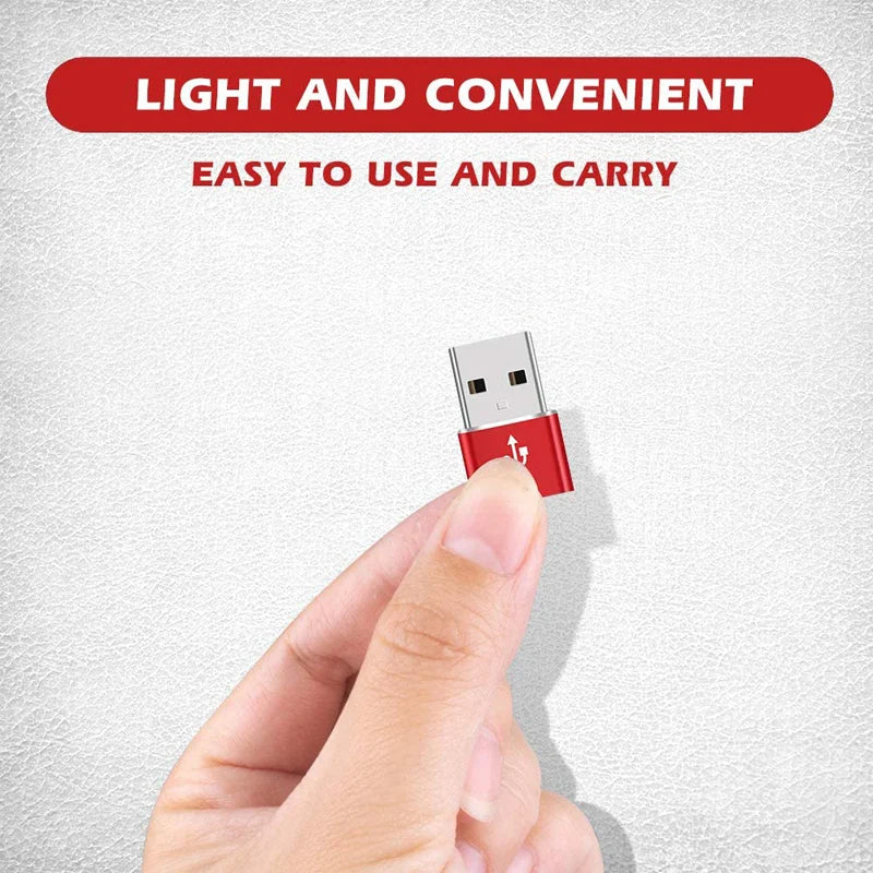 USB 3.0 to USB-C 3.1 Adapter – Mini Hi-Speed Type-C Female to USB-A Male Converter for Fast Charging & Data Sync OTG