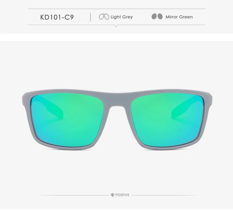 KDEAM Ultra-Light Polarized Sports Sunglasses for Men & Women – TAC 1.1mm Lens, Category 3 Driving Sun Glasses