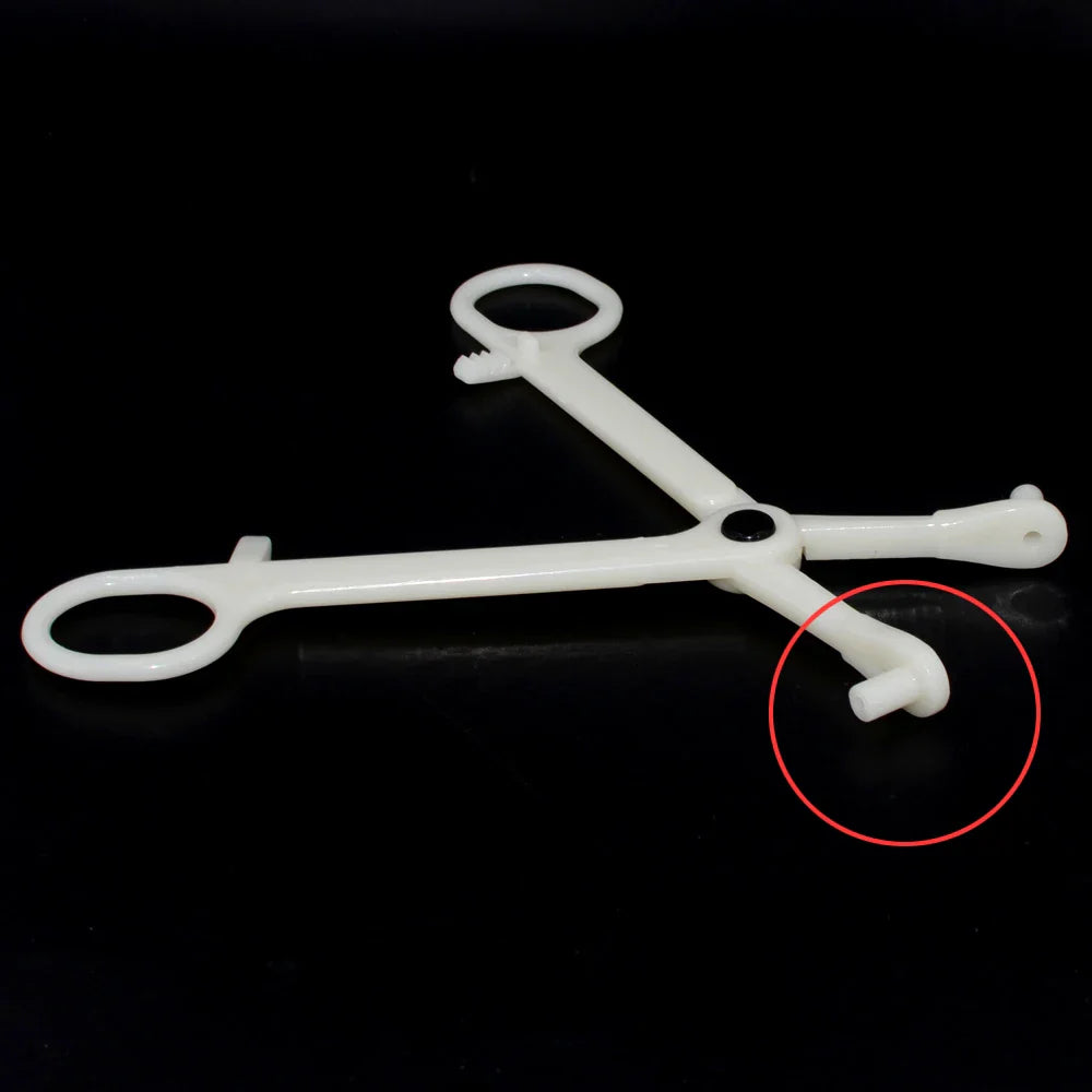 Acrylic Body Piercing Forceps Clamp – EO Gas Sterilized Tool for Ear, Lip, Navel, Nose & Septum Piercings