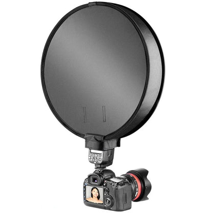 30cm/40cm Universal Mini Round Softbox – Portable Flash Diffuser for DSLR Cameras & Speedlite Photo Shooting