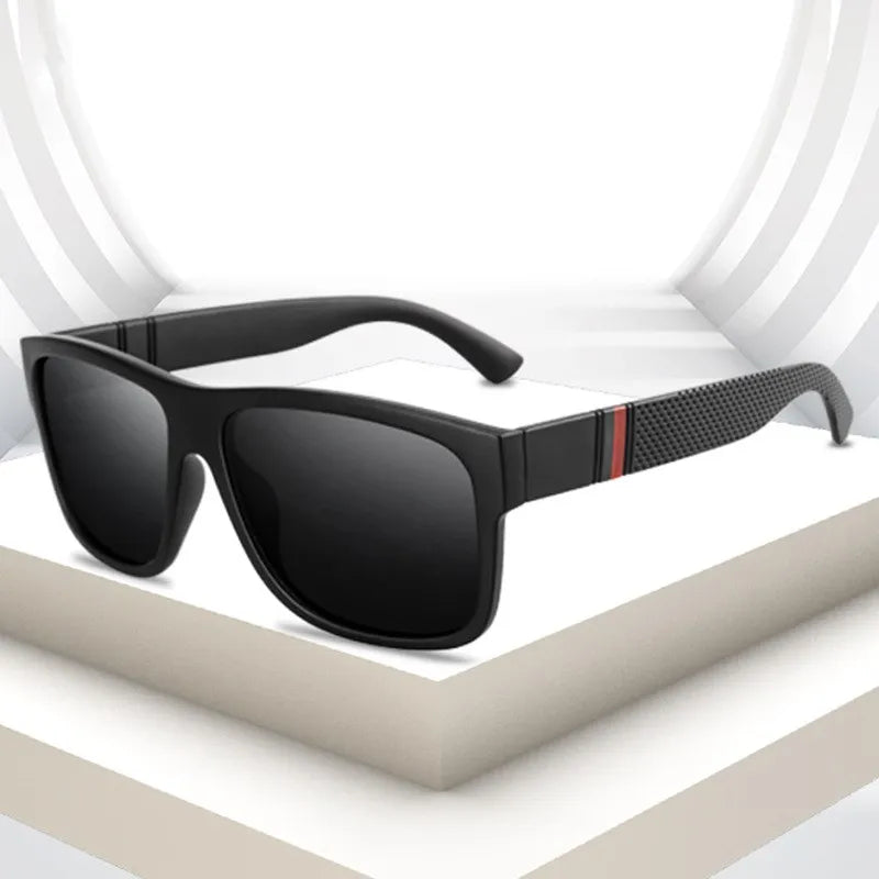 2024 Luxury Polarized Sunglasses for Men — High-End Square UV400 Driving Eyewear & Fashion Travel Sun Glasses