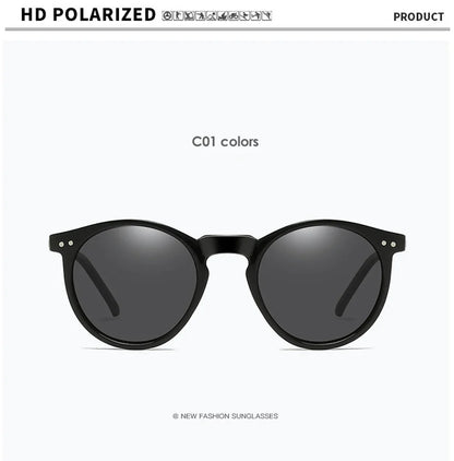 2025 Polarized Retro Round Sunglasses for Men & Women - Designer Vintage UV400 Goggles & Sun Glasses