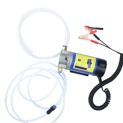 Portable Oil Transfer Pump 1-4L/min | 12V Electric Fluid Extractor & Siphon Tool for Cars, Motorcycles & Boats
