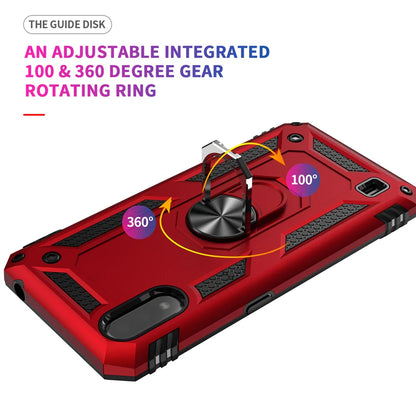 Shockproof Case for Samsung Galaxy A01, A02, A02S – Metal Ring Etui Back Cover Shell | Durable Protection