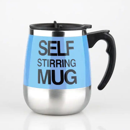 NEW!!! Stainless Steel Self-Stirring Coffee Cup with Custom Logo - Battery or Rechargeable