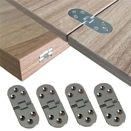 Self-Supporting Folding Hinges | Furniture Fittings for Cabinets & Tables, Flush Mounted for Kitchen Furniture