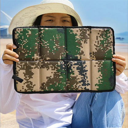 Portable Folding Camping Mat – Waterproof Oxford Foam Sitting Pad for Hiking, Beach, Picnic & Outdoor Use
