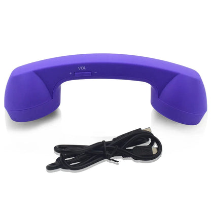 Wireless Retro Bluetooth Handset Phone – Vintage Style Receiver for Smartphones, Tablets & Laptops