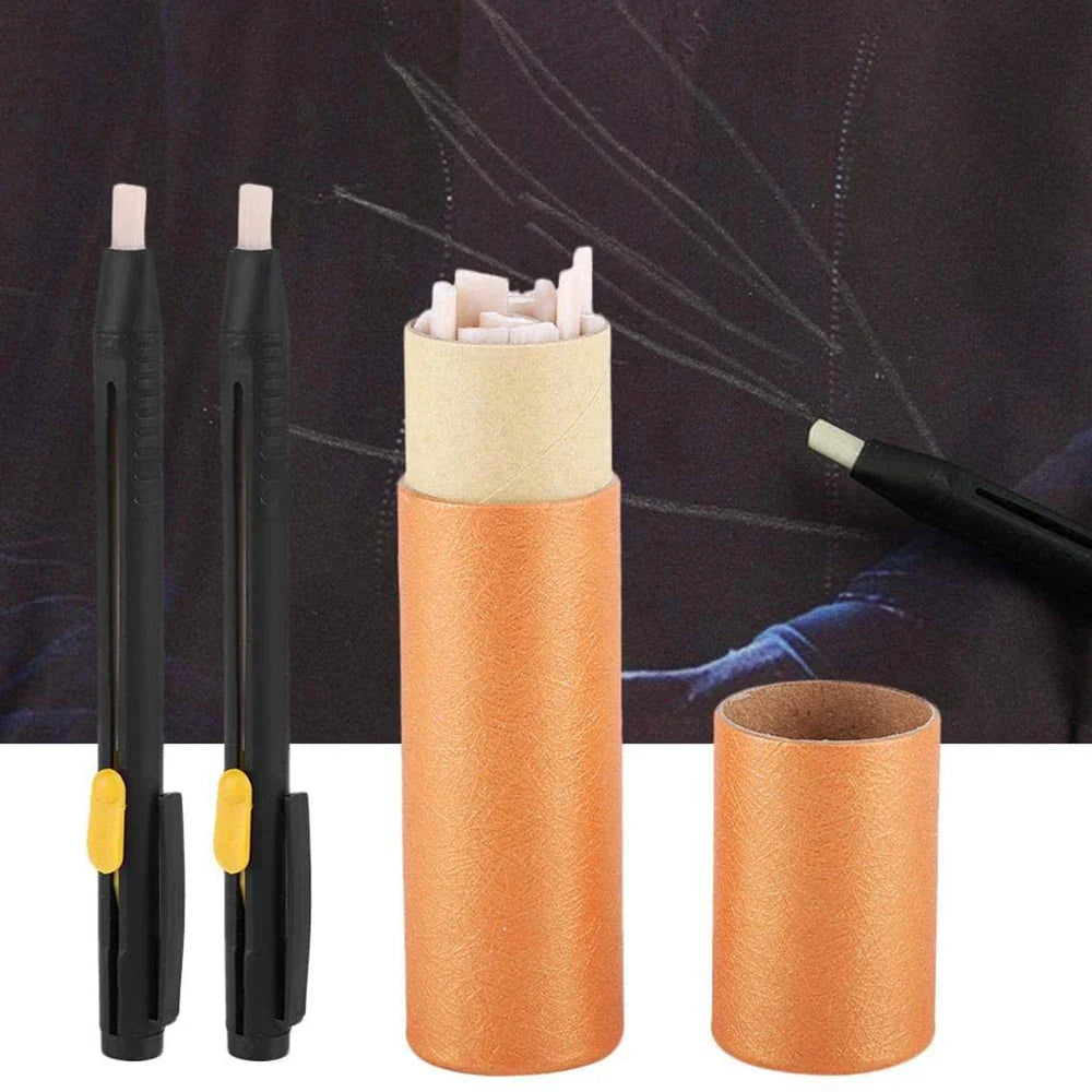 20pcs Tailor’s Chalk Pencil Set | Disappearing Fabric Marker Pens for Sewing, Patchwork & DIY Crafts