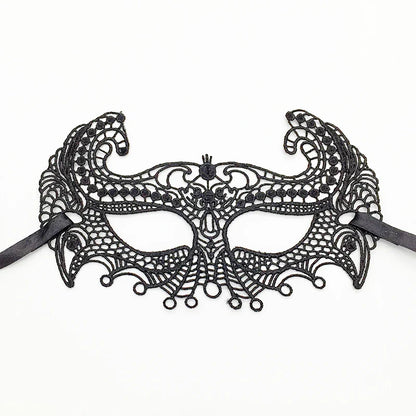 Sexy Lace Eye Mask for Women — Venetian Masquerade, Halloween & Carnival Half-Face Cosplay Party Mask