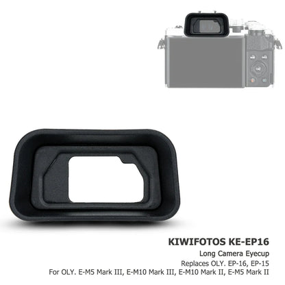 Camera Eyecup Viewfinder for Olympus OM System – Fits OM-5, OM-D E-M5 Mark III/II & E-M10 Mark III/II, Replacement for EP-16/EP-15
