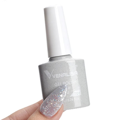 VENALISA 7.5ml HEMA-Free Nail Gel Polish – VIP4 Semi-Permanent Soak-Off UV/LED Gel Varnish, Full Coverage Nail Lacquer