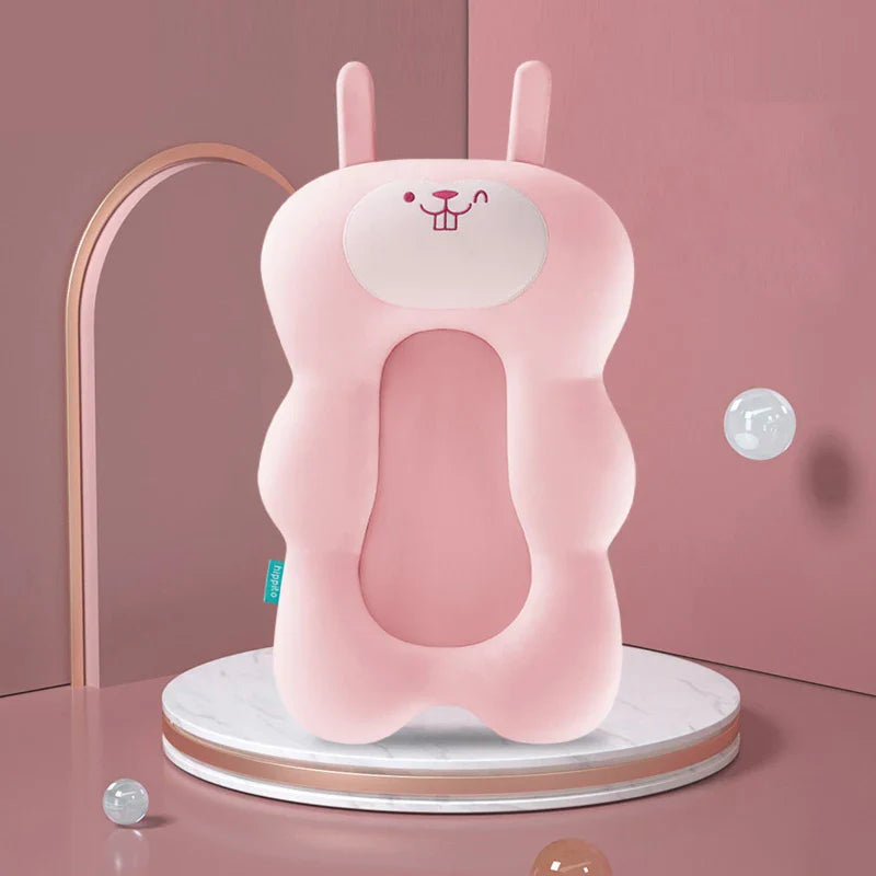 Non-Slip Baby Bath Cushion – Newborn Safety Support Pad & Soft Bathtub Mat