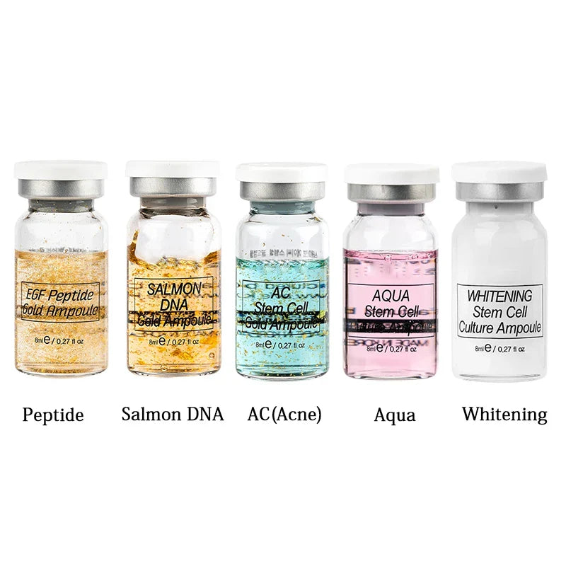 8ml BB Cream Glow Serum Ampoule – Niacinamide & Peptide Moisturizing Foundation with Hyaluronic Acid for Facial Skin Care