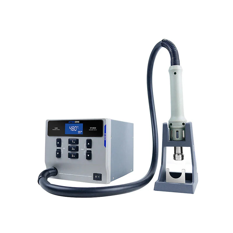 ATTEN ST-862D Hot Air Gun Soldering Station – 1000W Lead-Free Digital Display Rework Station for Phone & PCB Repair