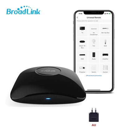 Broadlink RM4 Pro Universele Smart Remote – WiFi + IR + RF Schakelaar, Werkt met Alexa