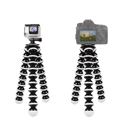 Octopus Flexible Tripod Stand for Smartphone & DSLR Camera – Foldable Desktop Tripod in 4 Sizes