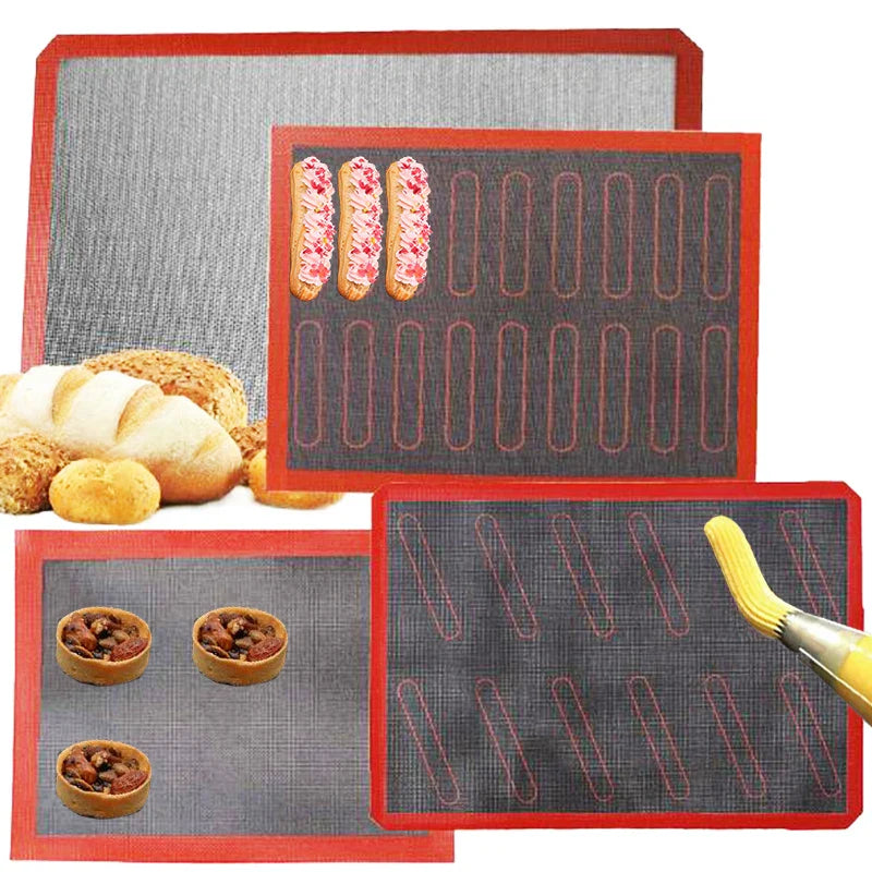 Perforated Silicone Baking Mat – Non-Stick Oven Liner for Cookies, Bread, Macarons & More