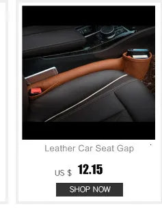 Car Neck & Lumbar Pillow – PU Leather Memory Foam Seat Headrest & Backrest Cushion