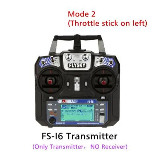 Flysky FS-i6 2.4G 6CH RC Transmitter Controller – FS-iA6 Receiver for Helicopter, Plane, Quadcopter & Glider