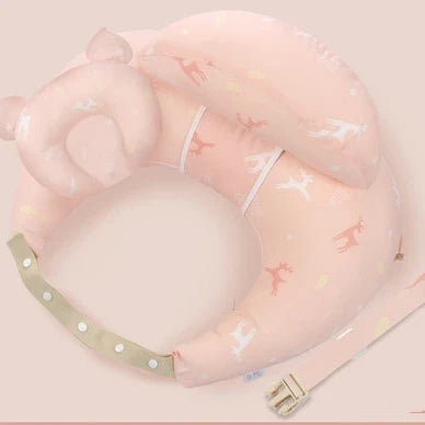 Multifunction Nursing Pillow with Shoulder Strap – Soft Baby Feeding & Shaping Pillow for Newborn Support, Cartoon Comfort Nursing Cushion (2020 Edition)