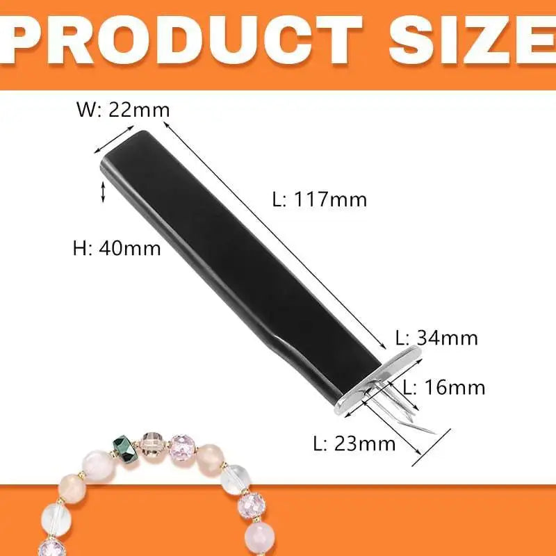 Stringing Beads Knotting Tool | Beading DIY Jewelry Fast Knotter | Pearl & Agate Bracelet Accessories | Easy Stringing for Loose Beads