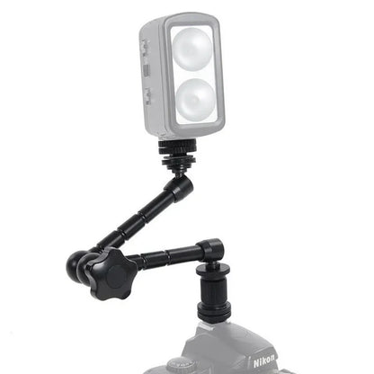 Super Clamp with 7"/11" Adjustable Magic Arm | Articulating Mount for Monitor, LED Light, DSLR Camera, Flash & LCD Video Gear