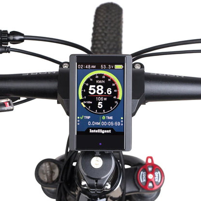 P850C Electric Bicycle Indicator – Full-Color LCD BF-UART Display for Bafang Mid Hub Motor, 36V-60V E-Bike