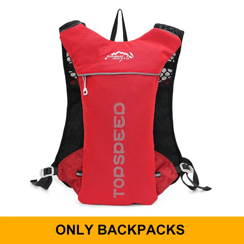 INOXTO 5L Trail Running Backpack - Ultra-Light Hydration Vest for Marathon & Cycling with 1.5L/2L Water Bag
