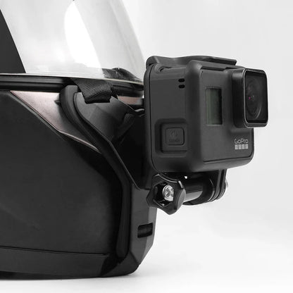 Motorcycle Helmet Phone & Action Camera Mount Holder – GoPro Hero 12/10/9/8/7 Compatible Sports Camera Accessories for Hands-Free Recording