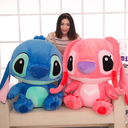 35/45/60cm Giant Stitch Plush Doll – Big Size Disney Lilo & Stitch Stuffed Toy for Kids & Birthday Gifts