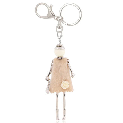 Trendy Women’s Metal Charm Keychain 2026 – Cute Statement Bag Pendant Jewelry Gift for Ladies
