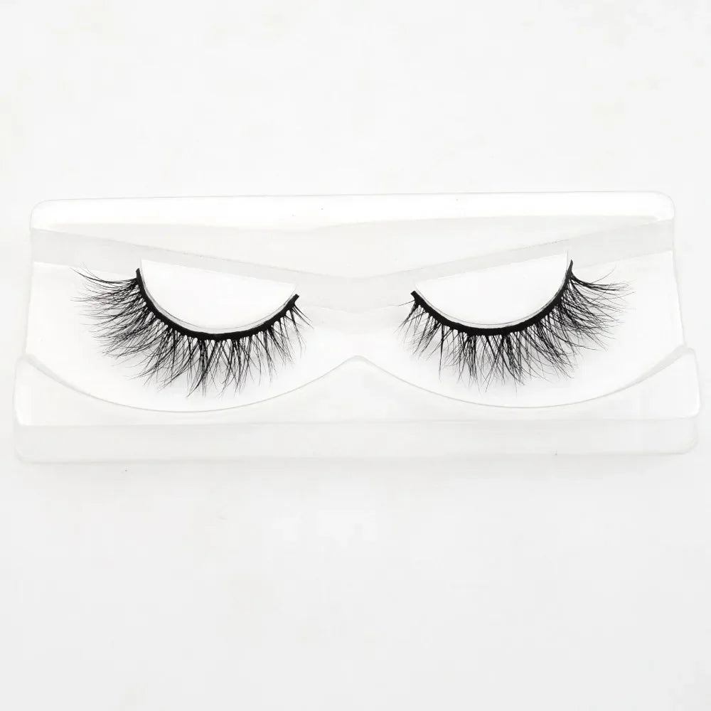Visofree 3D Mink Eyelashes – Thick Handmade Full Strip Cruelty-Free False Lashes for Makeup M56