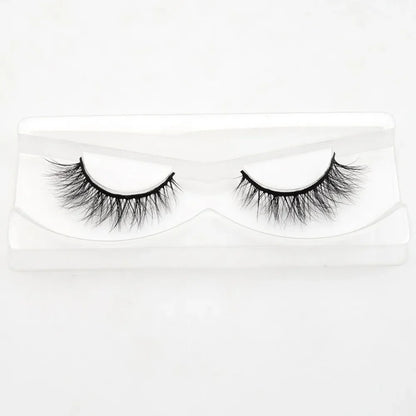 Visofree 3D Mink Eyelashes – Thick Handmade Full Strip Cruelty-Free False Lashes for Makeup M56