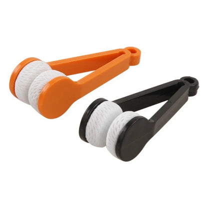 1PC Mini Two-Side Glasses Brush - Microfiber Spectacles Cleaner and Eyeglass Cleaning Tool