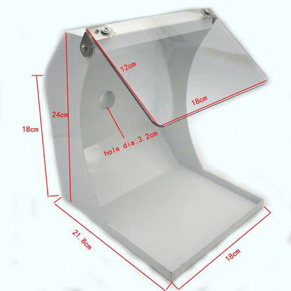Steel Cover for Jewelry Polishing Machine – Electric Grinder Dust Collector Accessory