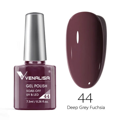 VENALISA 7.5ml HEMA-Free Nail Gel Polish – VIP4 Semi-Permanent Soak-Off UV/LED Gel Varnish, Full Coverage Nail Lacquer