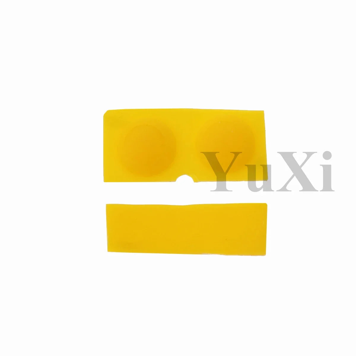 YuXi GBA SP Replacement Kit - Screw Covers & Luminous Dust Plug Rubber Set for Gameboy Advance SP