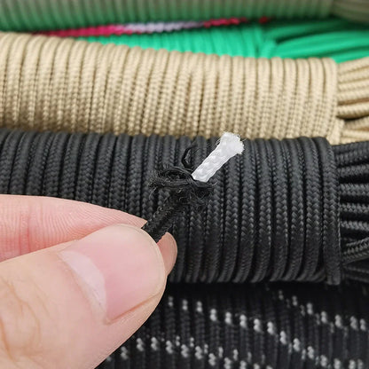 100FT 3mm Paracord Rope – Heavy Duty Parachute Cord for Hiking, Camping, Survival & DIY Bracelets