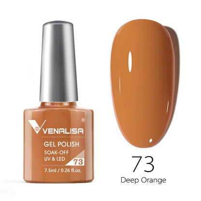 VENALISA 7.5ml HEMA-Free Nail Gel Polish – VIP4 Semi-Permanent Soak-Off UV/LED Gel Varnish, Full Coverage Nail Lacquer