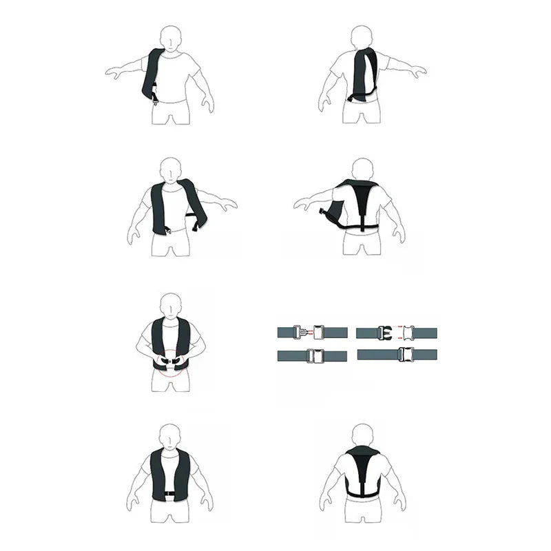 Automatic Inflatable Life Jacket – Professional Swimming, Fishing, Kayak & Water Sports Safety Vest