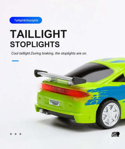 Turbo Racing 1:76 RC Drift Car | C64/C72/C73/C74 with Gyro & Full Remote Control for Kids & Adults