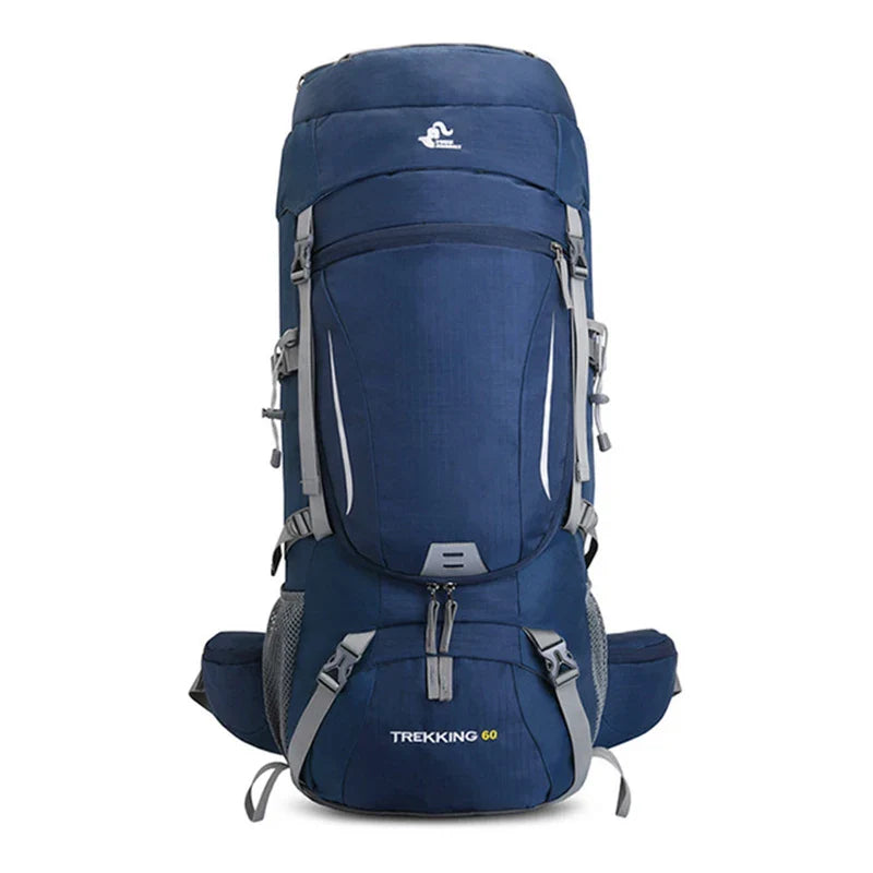 Men’s 60L Large Hiking Backpack — Mountaineering, Camping, Climbing & Outdoor Sport Rucksack XA108Y