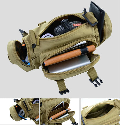High-Quality Tactical Waist Pack – Outdoor Backpack, Molle Pouch for Camping, Hiking – 3P Chest Bag