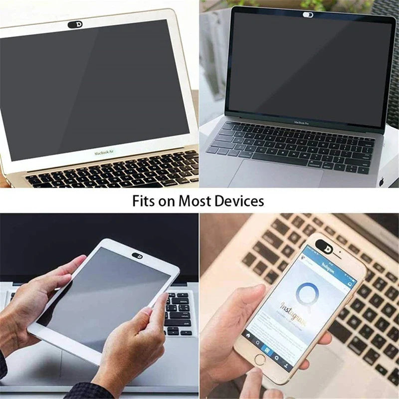 Sliding Webcam Cover - Protect Your Privacy with Laptop Camera Cover Slider for Phone, iPad, PC, Macbook, and Tablet - Anti-spy Lens Privacy Sticker