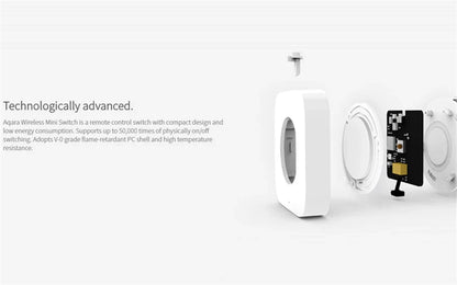 Aqara Zigbee Smart Wireless Mini Switch – One-Key Control Button for HomeKit & Xiaomi Mi Home Security